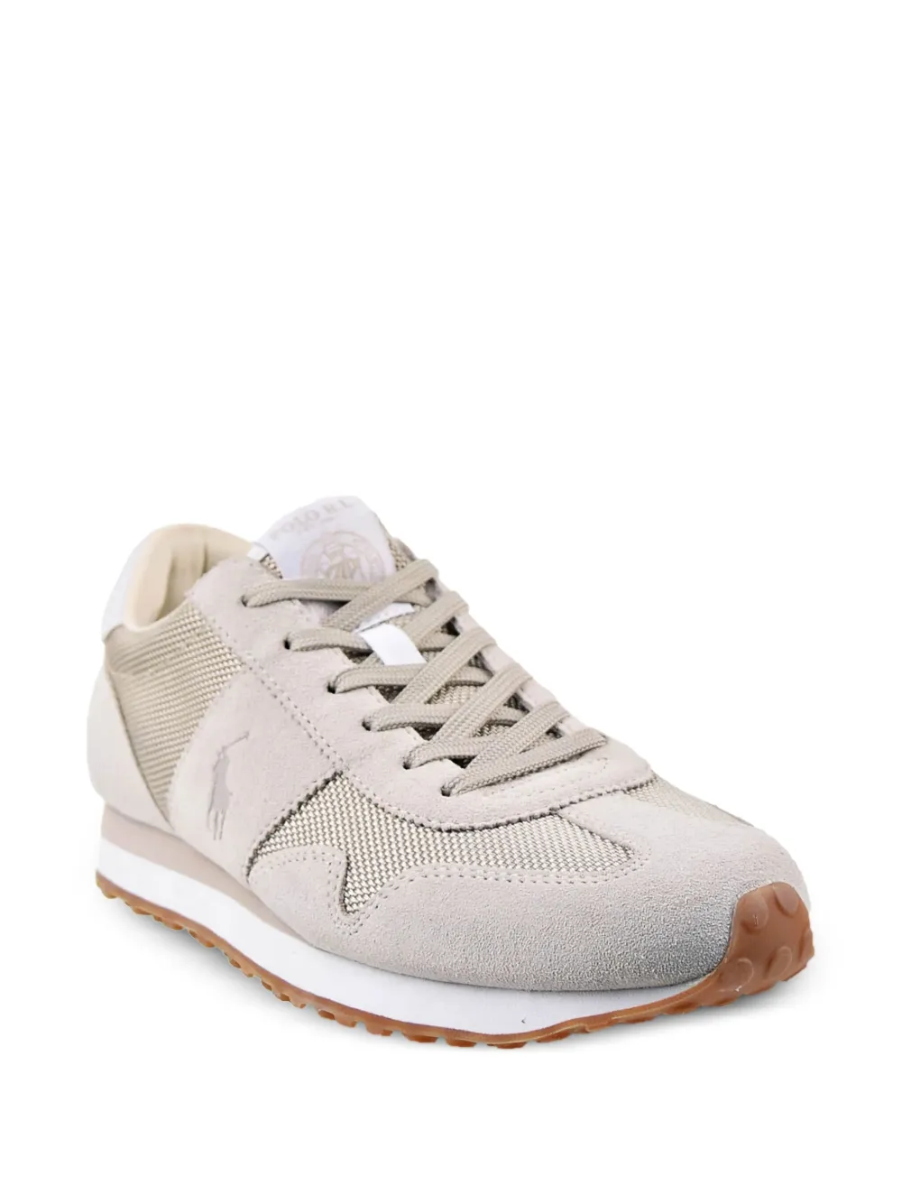 Polo Ralph Lauren Train 85 suède sneakers Grijs