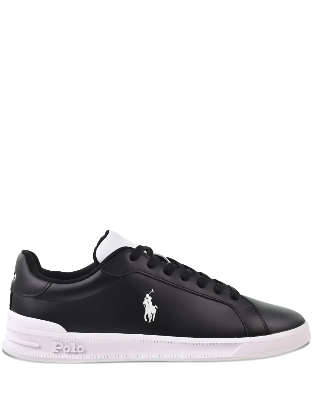 Polo Ralph Lauren Heritage Court II leather sneakers Black
