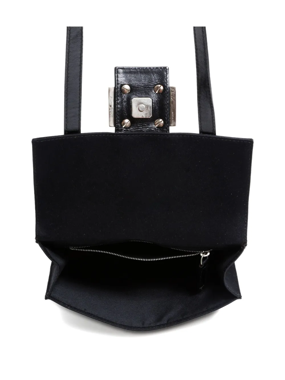 Pre-owned Fendi 2000-2015 Mamma Shoulder Bag In Black