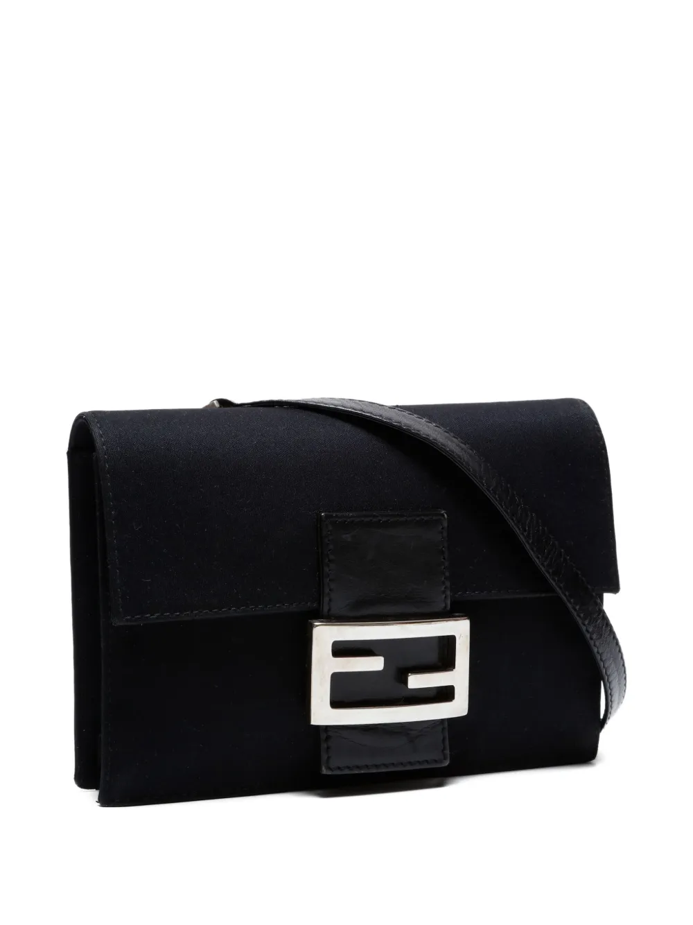 Pre-owned Fendi 2000-2015 Mamma Shoulder Bag In Black