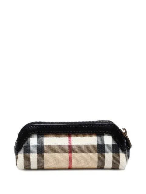 Burberry Pre-Owned 2020-2025 check-pattern pouch