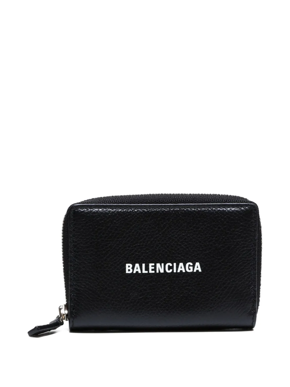 Pre-owned Balenciaga 2010-2020 Logo-print Wallet In Black