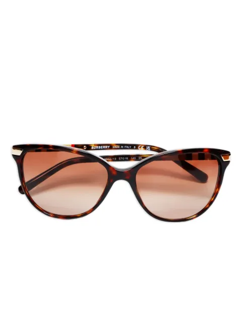 Burberry Pre-Owned 2020-2025 chec-pattern cat-eye sunglasses