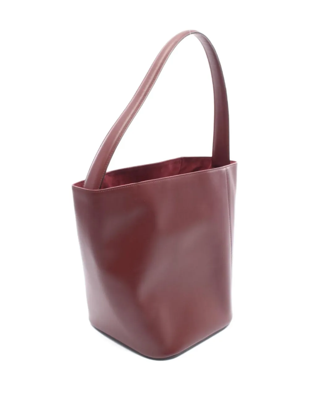 Pre-owned Cartier 2010's Mast C Bucket Bag In Red