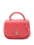CHANEL Pre-Owned 2017-2018 Chevron V-stitch two-way handbag - Pink