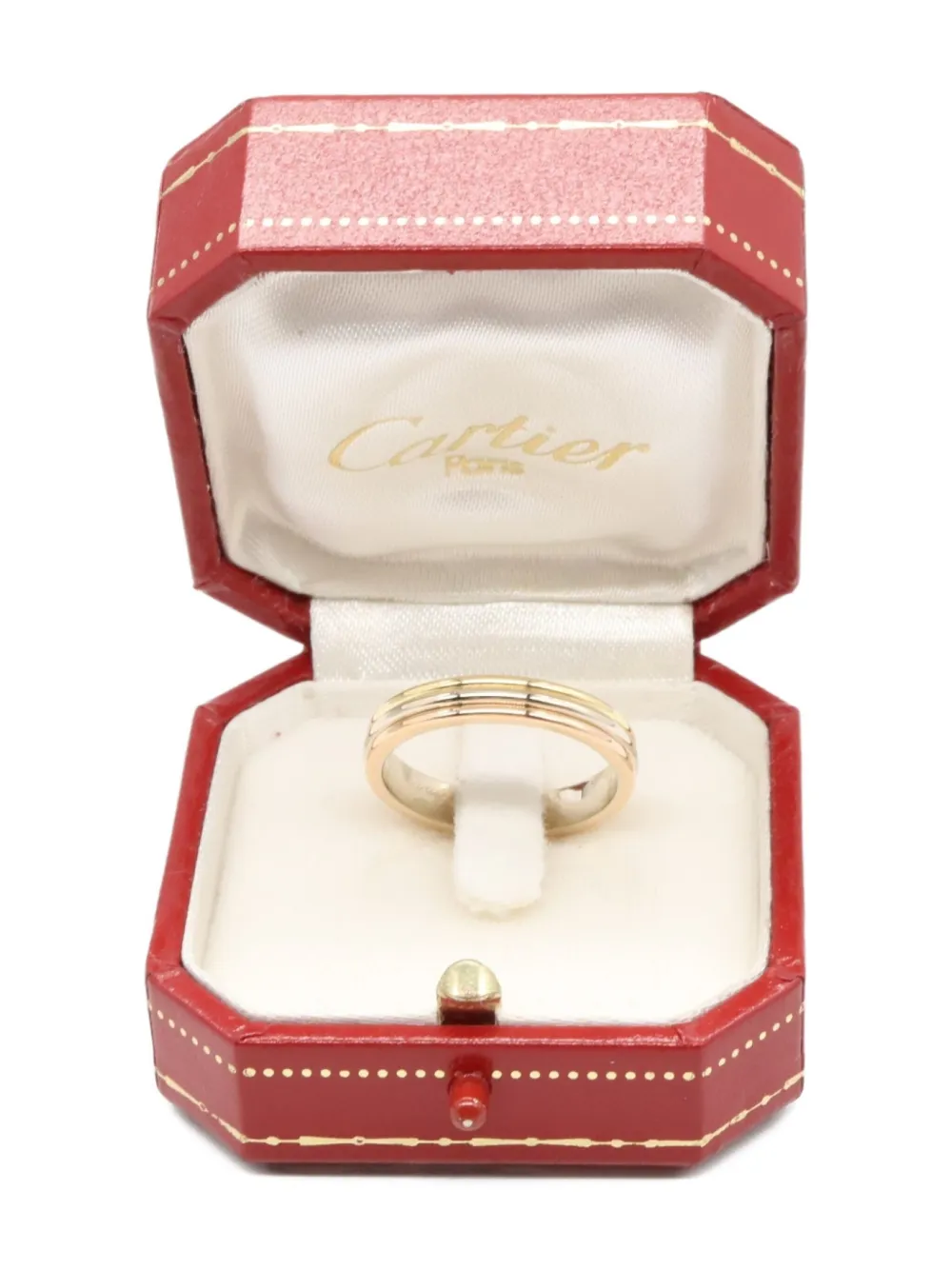 Pre-owned Cartier 2010s 18k Yellow Gold Vendome Ring