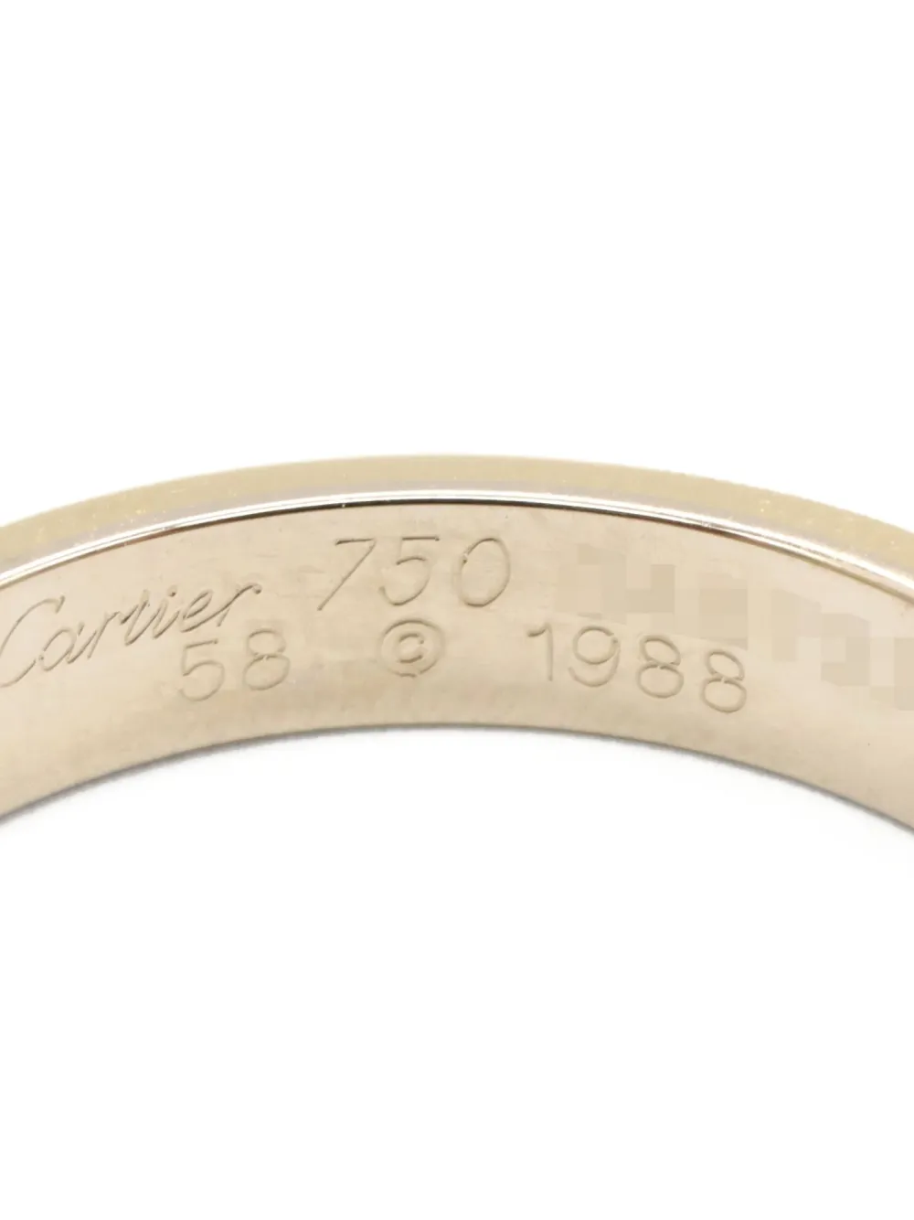 Pre-owned Cartier 2010s 18k Yellow Gold Vendome Ring