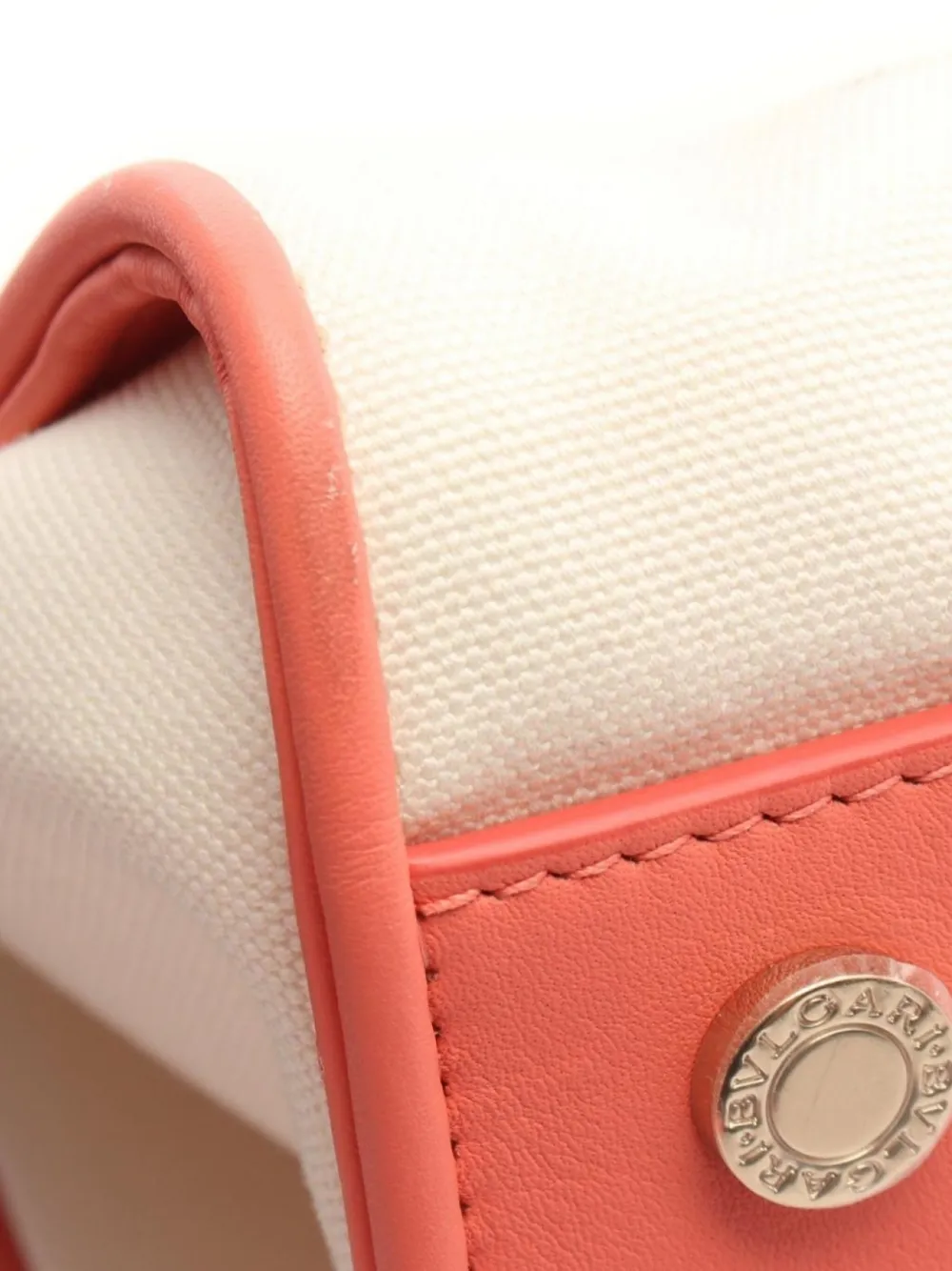 Pre-owned Bvlgari 2010s Serpenti Canvas Tote Bag In Neutral