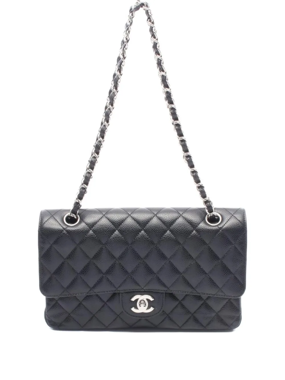 CHANEL Pre-Owned 2014 クラシック フラップ ショルダーバッグ - ブラック CHANEL Pre-Owned 2014 クラシック フラップ ショルダーバッグ - ブラック