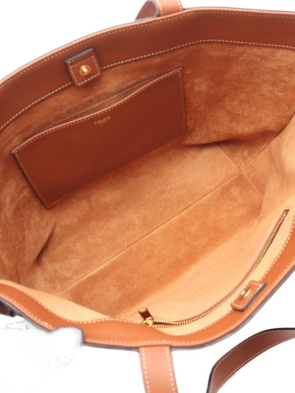 Pre-owned Celine 2010s Small Hippopotamus Anais Tote Bag In Brown
