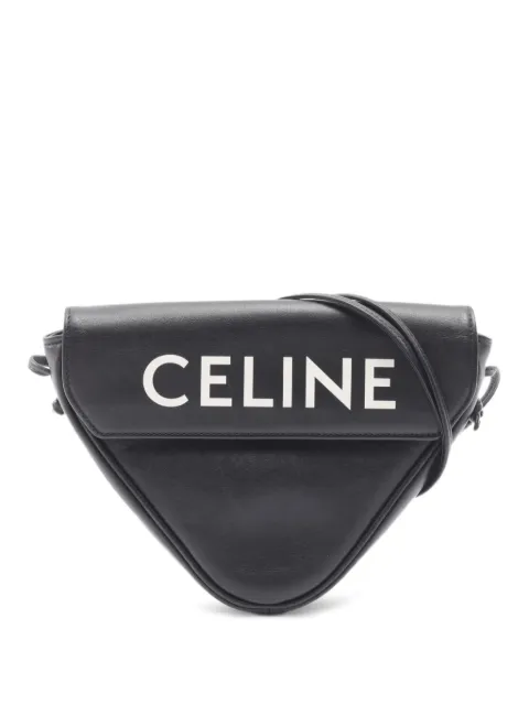 Celine Pre-Owned 2010 triangle shoulder bag