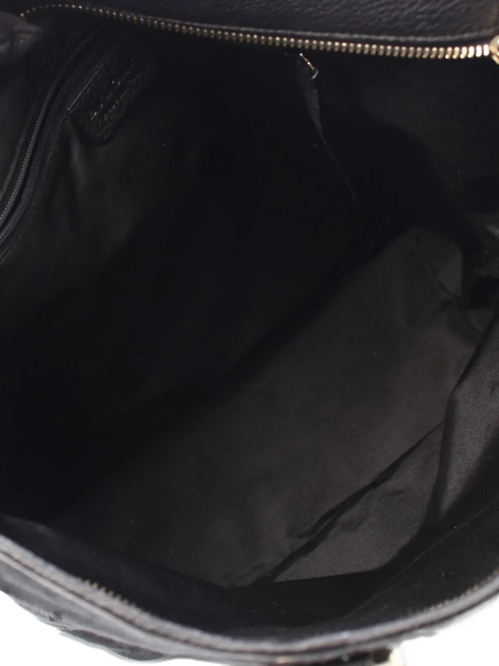 Pre-owned Bvlgari 2010's Logo-pattern Tote Bag In Black