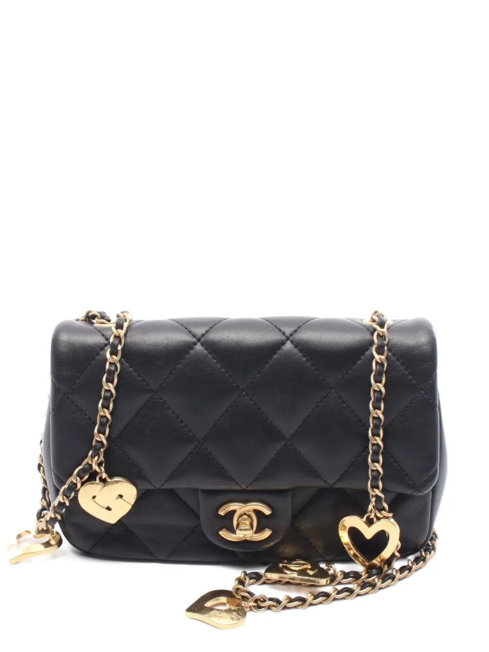 CHANEL Pre-Owned 2021s マトラッセ チェーン ショルダーバッグ - ブラック CHANEL Pre-Owned 2021s マトラッセ チェーン ショルダーバッグ - ブラック