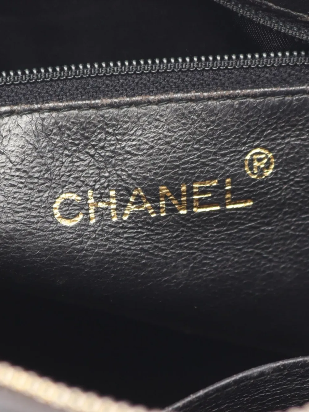Pre-owned Chanel 1994-1996 Coco Mark Shoulder Bag In Black