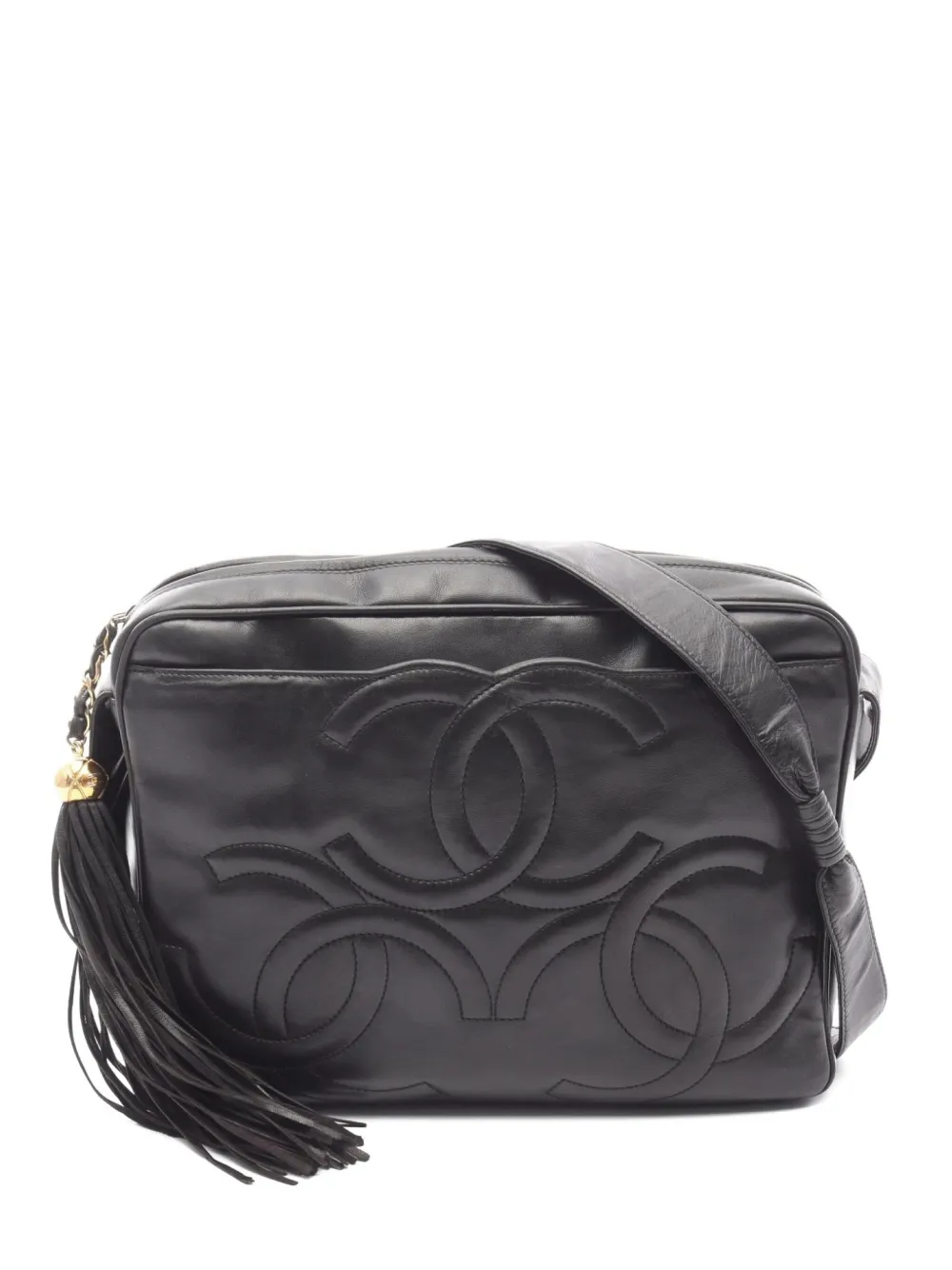 CHANEL Pre-Owned 1994-1996 ココマーク ショルダーバッグ - ブラック CHANEL Pre-Owned 1994-1996 ココマーク ショルダーバッグ - ブラック