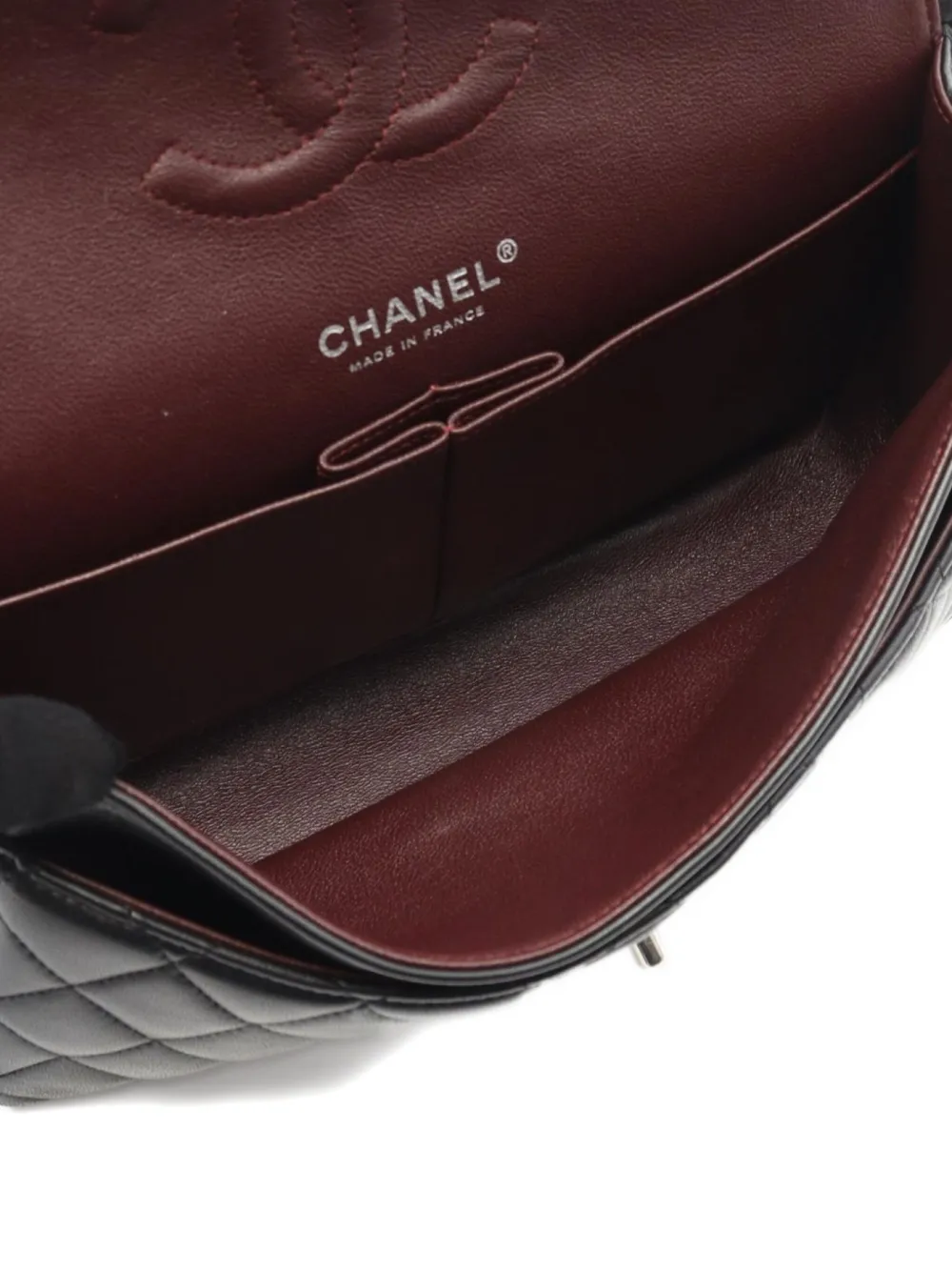 Pre-owned Chanel 2015 Double Flap Shoulder Bag In Black