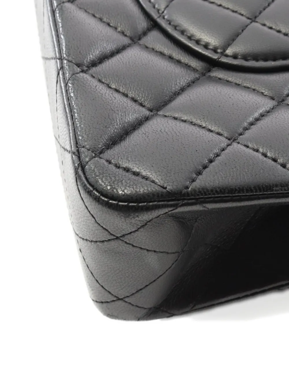 Pre-owned Chanel 2015 Double Flap Shoulder Bag In Black