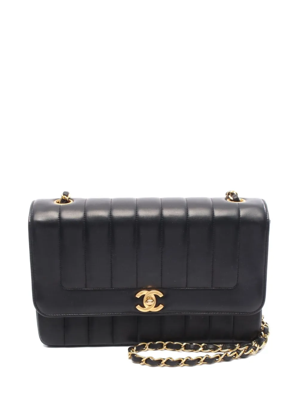 CHANEL Pre-Owned 1996-1997 Mademoiselle signature quilting shoulder bag | Black | Image 1