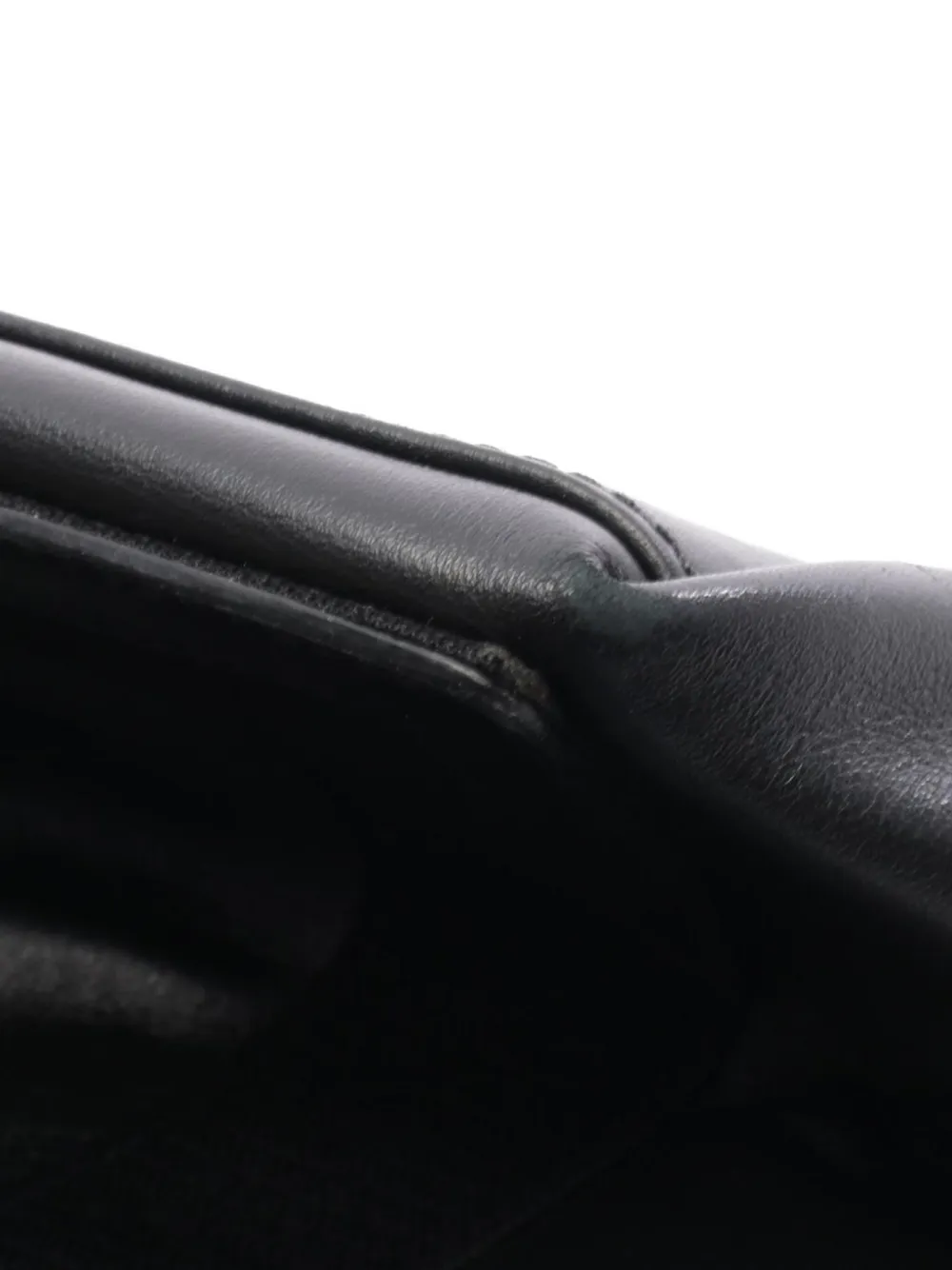 Pre-owned Balenciaga 2000s Logo-perforated Tote Bag In Black
