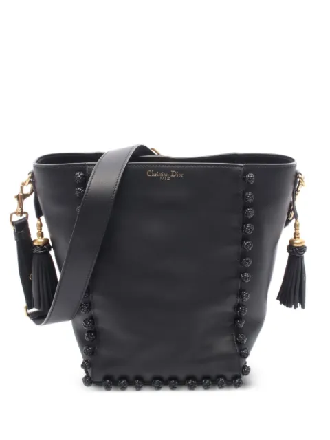 Christian Dior Pre-Owned 2010s knotted-detail bucket bag