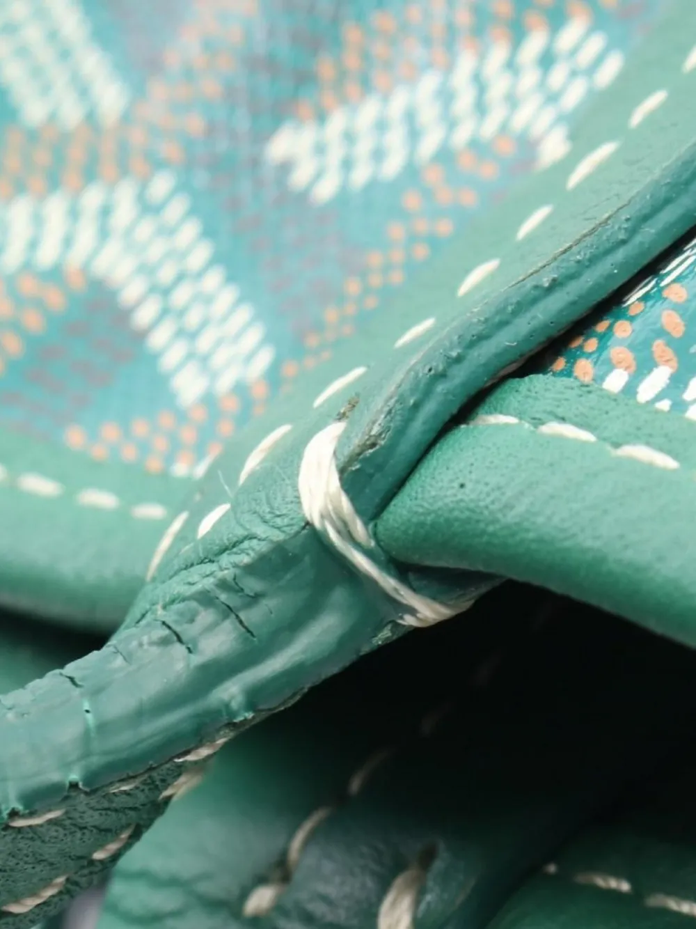 Pre-owned Goyard 2010's Ange Tote Bag In Green