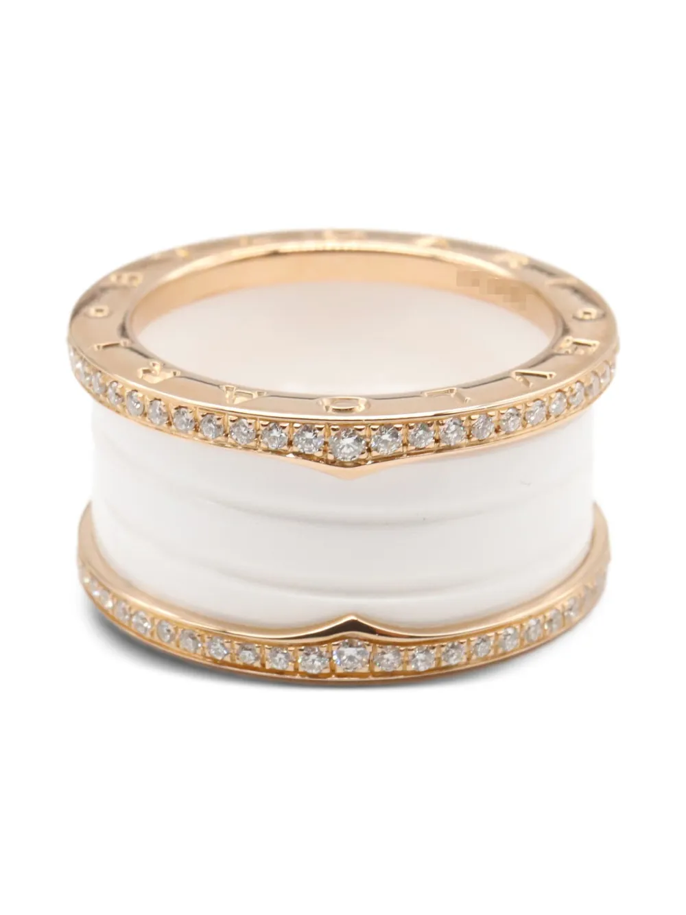2010s 18k Rose Gold B-Zero1 Diamond Ring