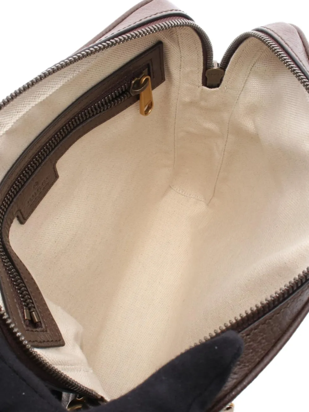 Pre-owned Gucci 2020s Ophidia Gg-supreme Messenger Bag In Neutral