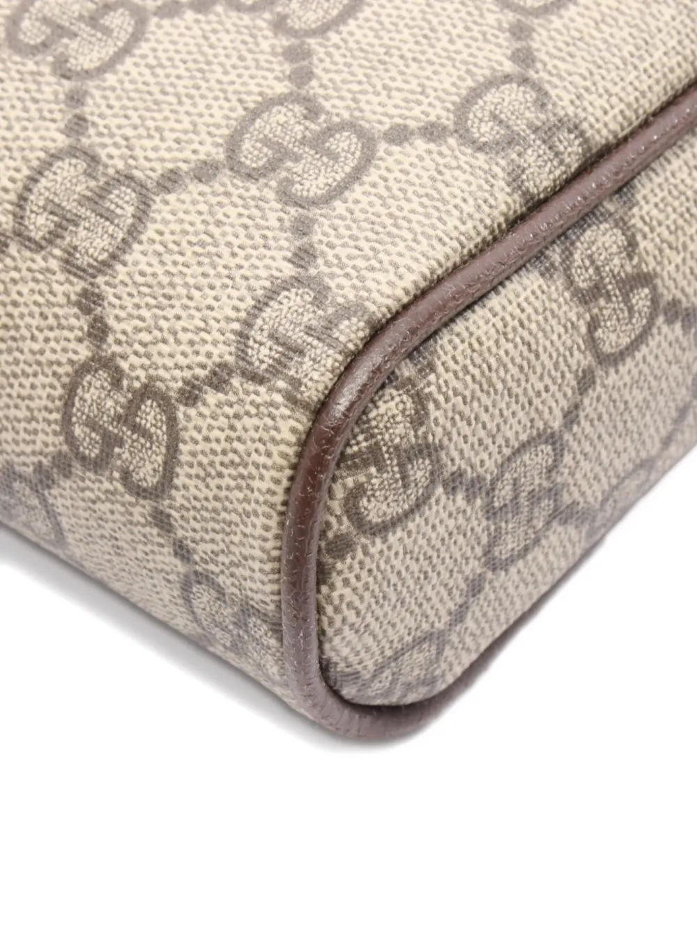 Pre-owned Gucci 2020s Ophidia Gg-supreme Messenger Bag In Neutral