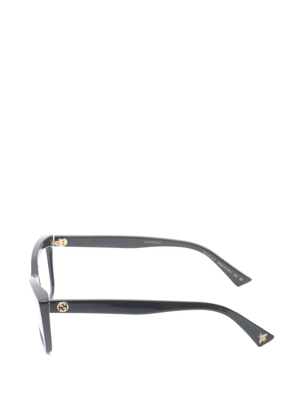 Pre-owned Gucci Cat-eye Frame Glasses In Black
