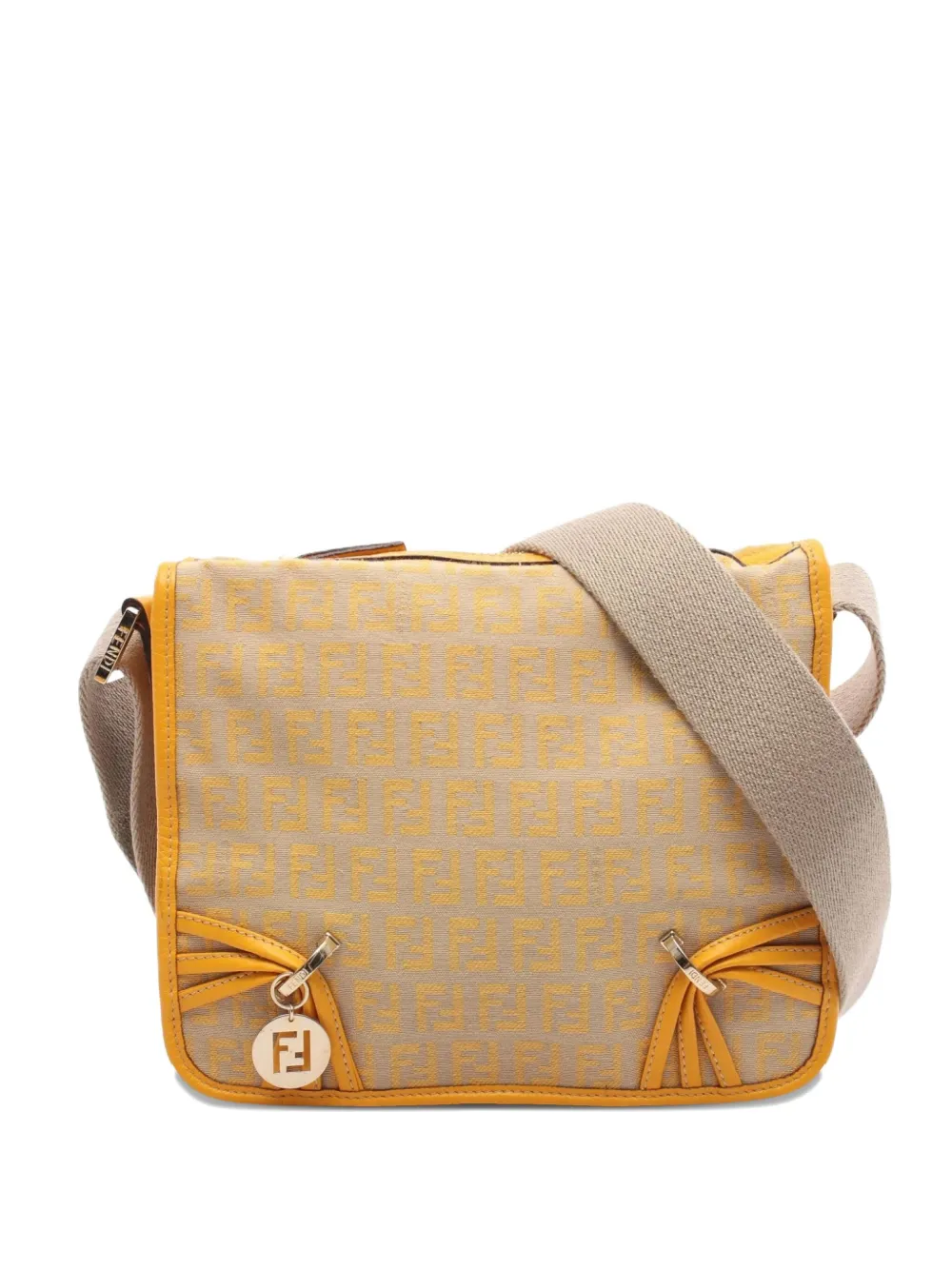 Fendi Pre-Owned 2010s Zucchino shoulder bag | Neutrals | Image 1