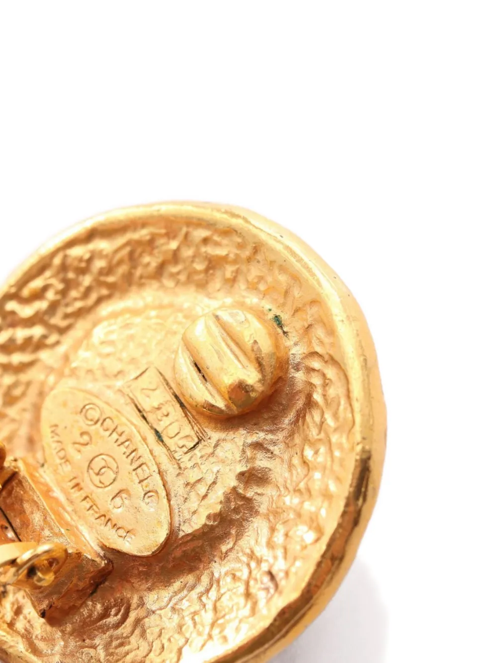 CHANEL Pre-Owned 1986-1988 pearl-embellishment earrings | Image 2