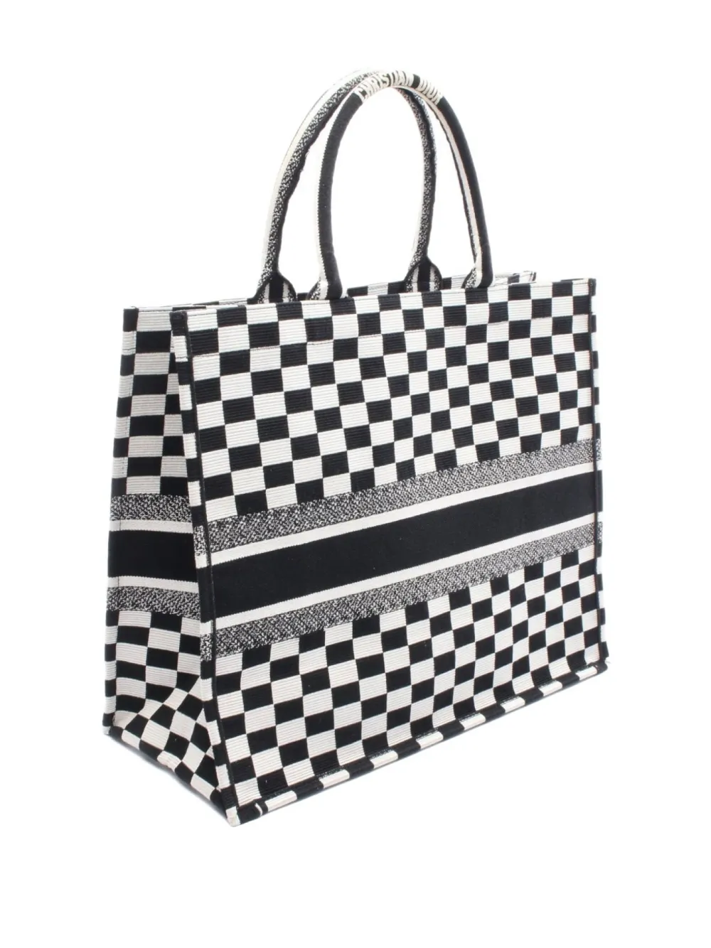 Christian Dior Pre-Owned 2010's Book check-pattern tote bag | Pre-Owned | Image 2