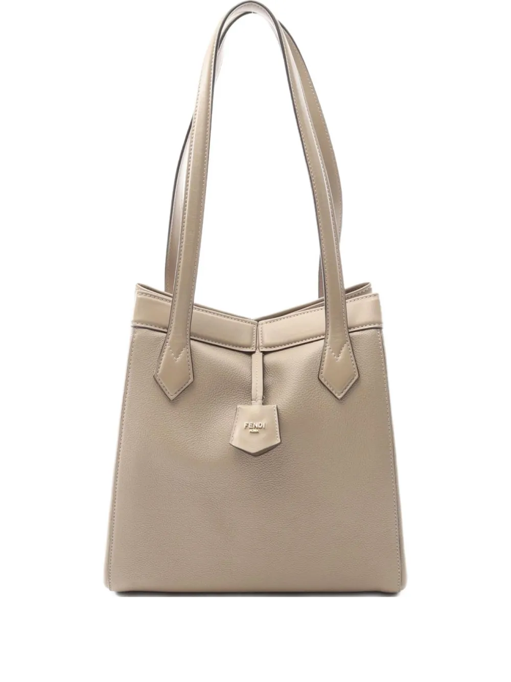 Fendi Pre-Owned 2010's medium Origami shoulder bag | Neutrals | Image 1
