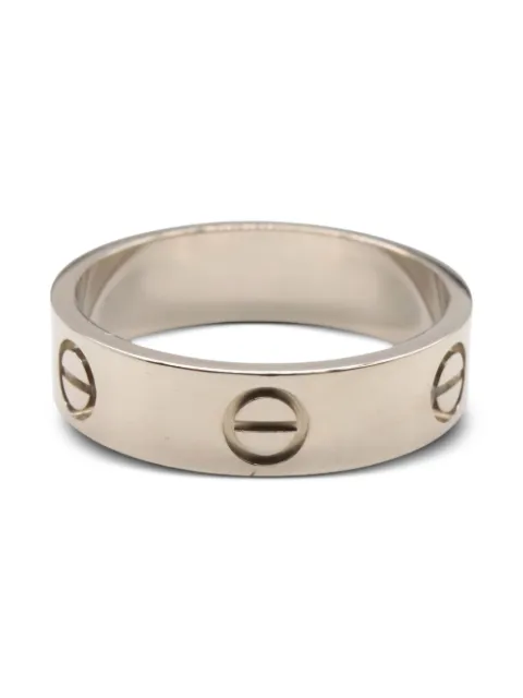Cartier 2010s 18K white gold Love ring