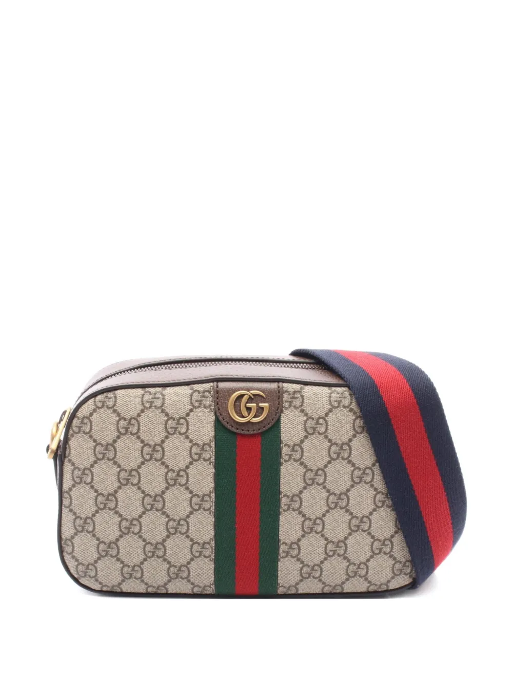 Gucci Pre-Owned 2020s Ophidia GG Supreme cross body bag - ニュートラル Gucci Pre-Owned 2020s Ophidia GG Supreme cross body bag - ニュートラル