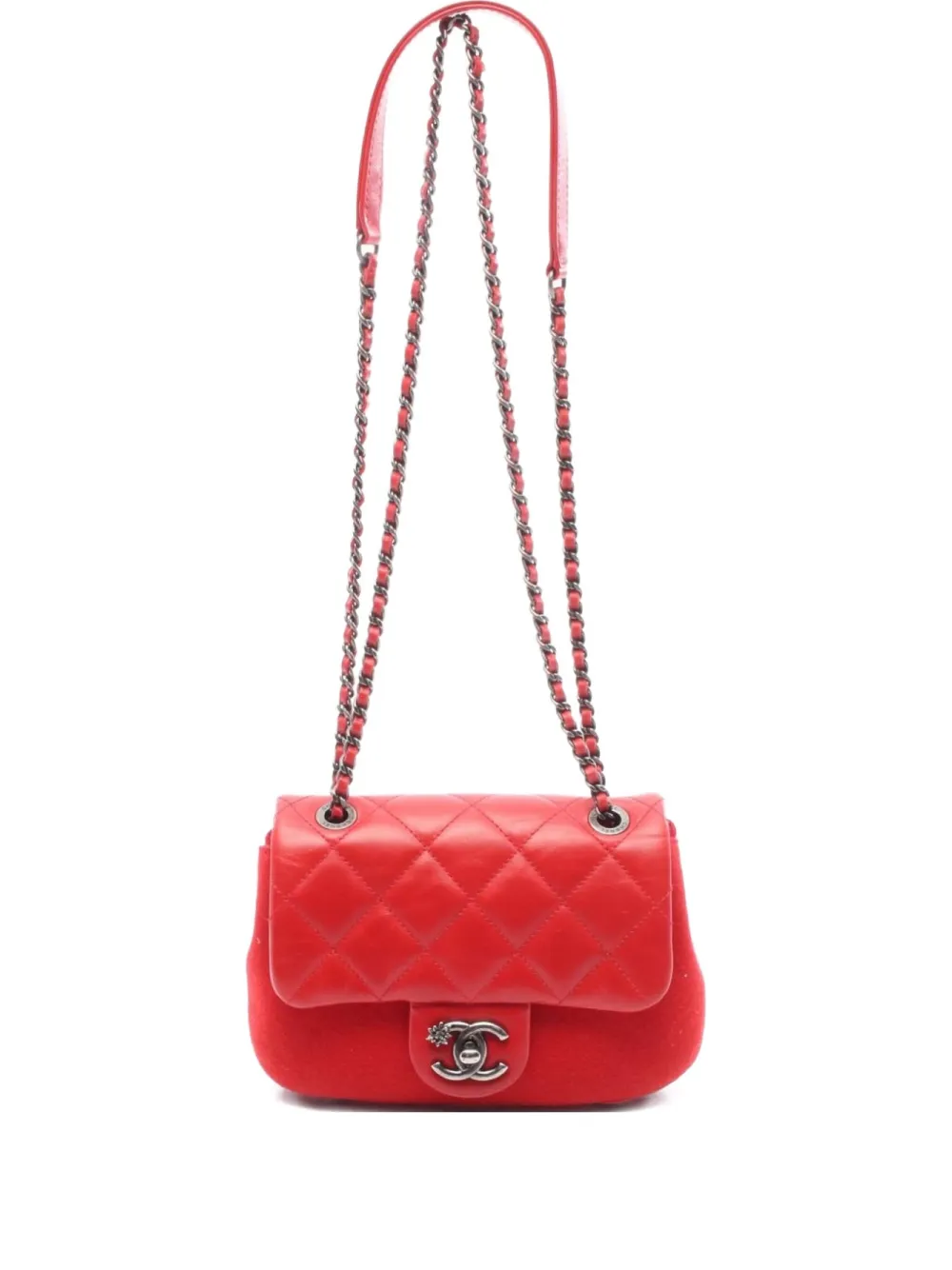 CHANEL Pre-Owned 2015-2016 マトラッセ ショルダーバッグ - レッド CHANEL Pre-Owned 2015-2016 マトラッセ ショルダーバッグ - レッド