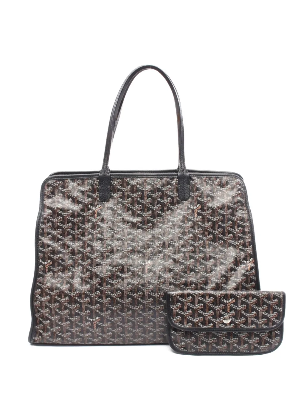 Goyard Pre-Owned 2000s ハーディ PM ハンドバッグ - ブラウン Goyard Pre-Owned 2000s ハーディ PM ハンドバッグ - ブラウン