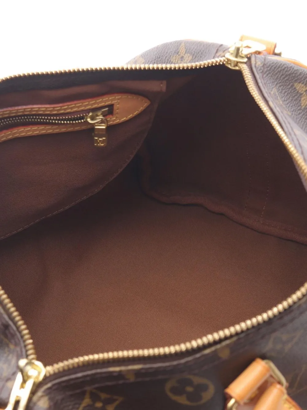 Pre-owned Louis Vuitton 2016's Speedy Bandouliere 30 Monogram Tote Bag In Brown