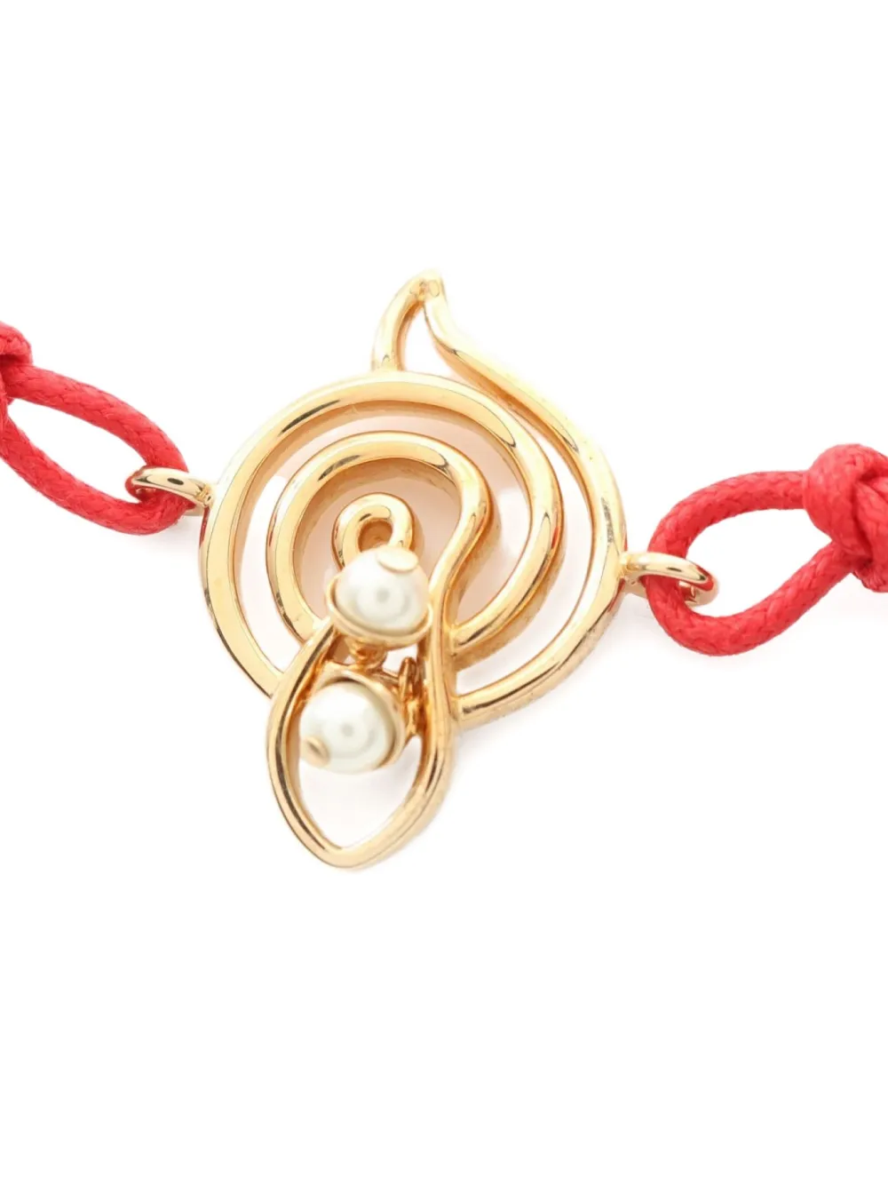 Christian Dior Pre-Owned 2010's spiral-pendant bracelet | Image 2