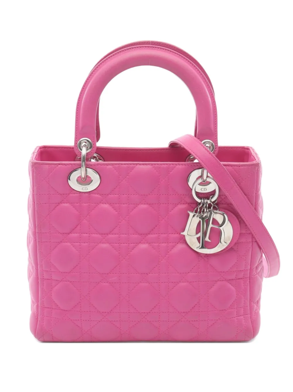 Christian Dior Pre-Owned 2000s Lady Dior tote bag - ピンク Christian Dior Pre-Owned 2000s Lady Dior tote bag - ピンク