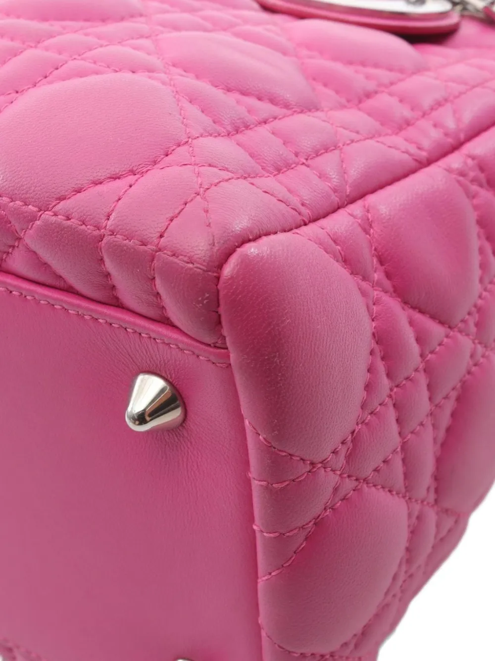 DIOR Pre-owned 2000s Lady Tote Bag In Pink