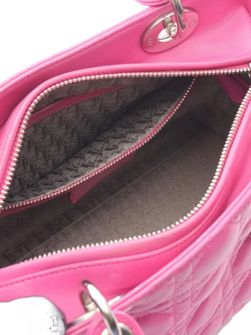 DIOR Pre-owned 2000s Lady Tote Bag In Pink