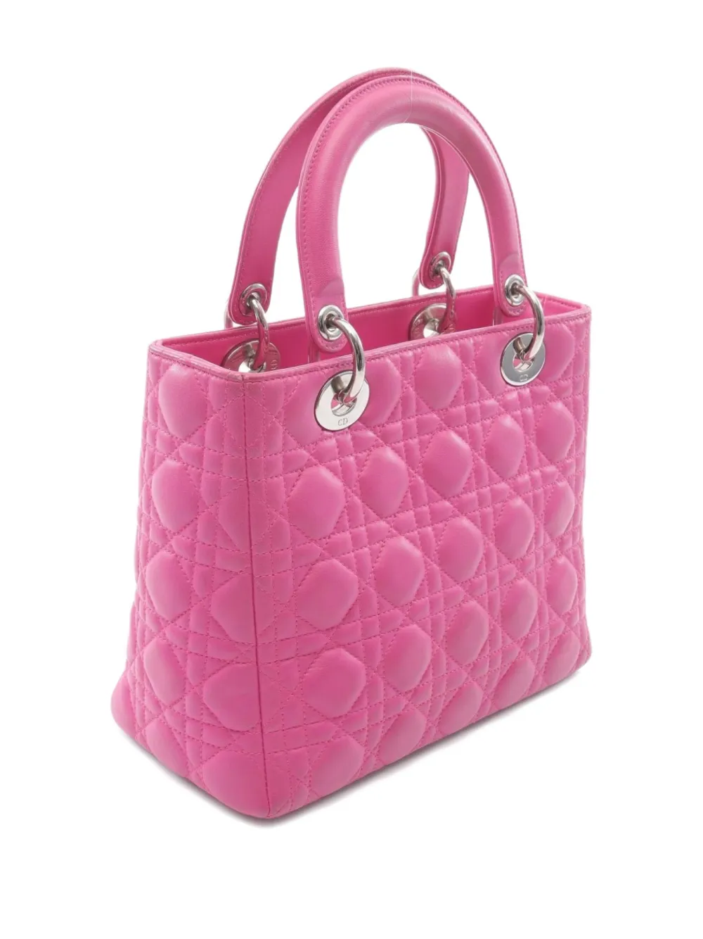 DIOR Pre-owned 2000s Lady Tote Bag In Pink