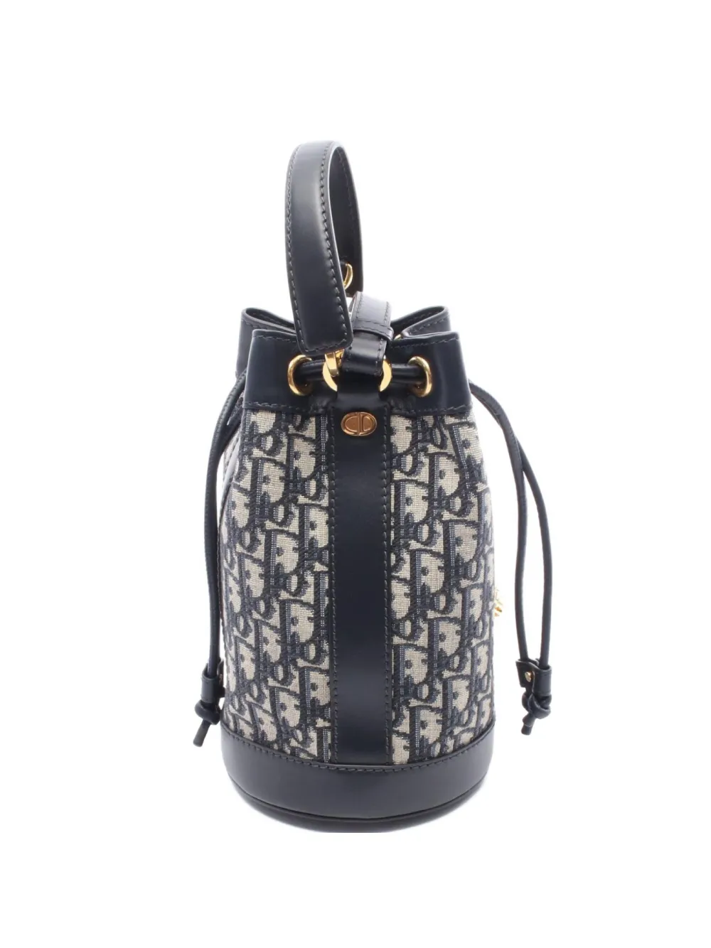 Christian Dior Pre-Owned 2010s オブリーク モノグラム バケットバッグ - ブルー Christian Dior Pre-Owned 2010s オブリーク モノグラム バケットバッグ - ブルー