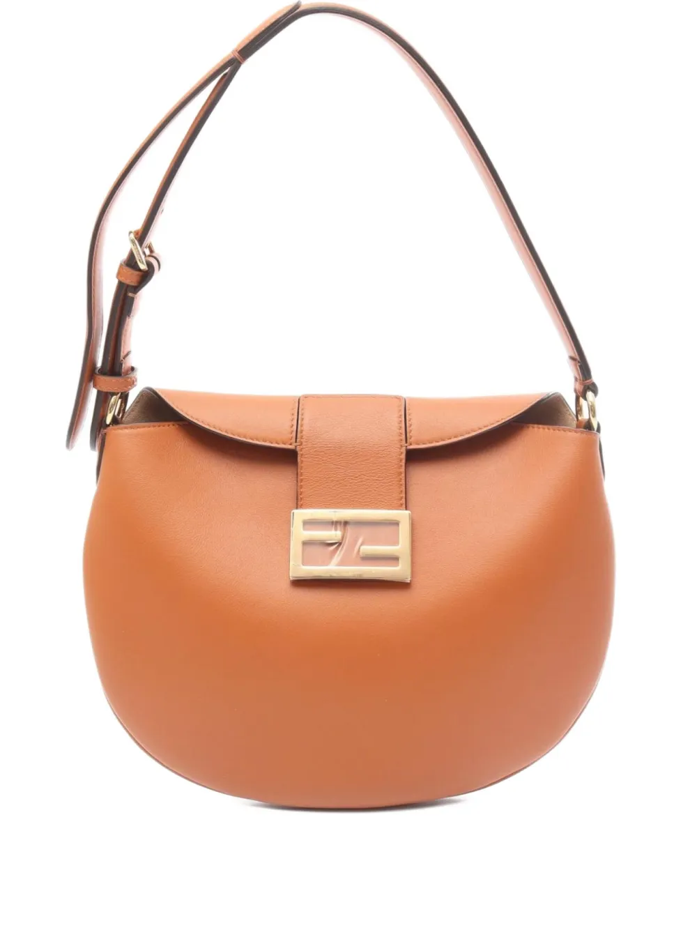 Fendi Pre-Owned 2010s Croissant shoulder bag | Brown | Image 1