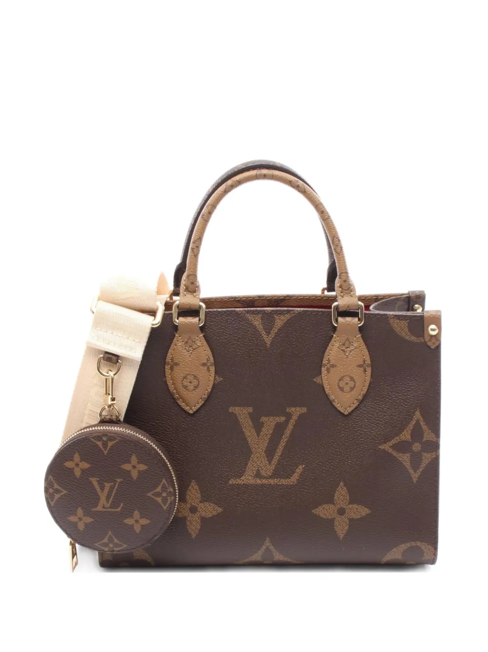 Louis Vuitton Pre-Owned 2010 On-the-Go PM handbag | Brown | Image 1