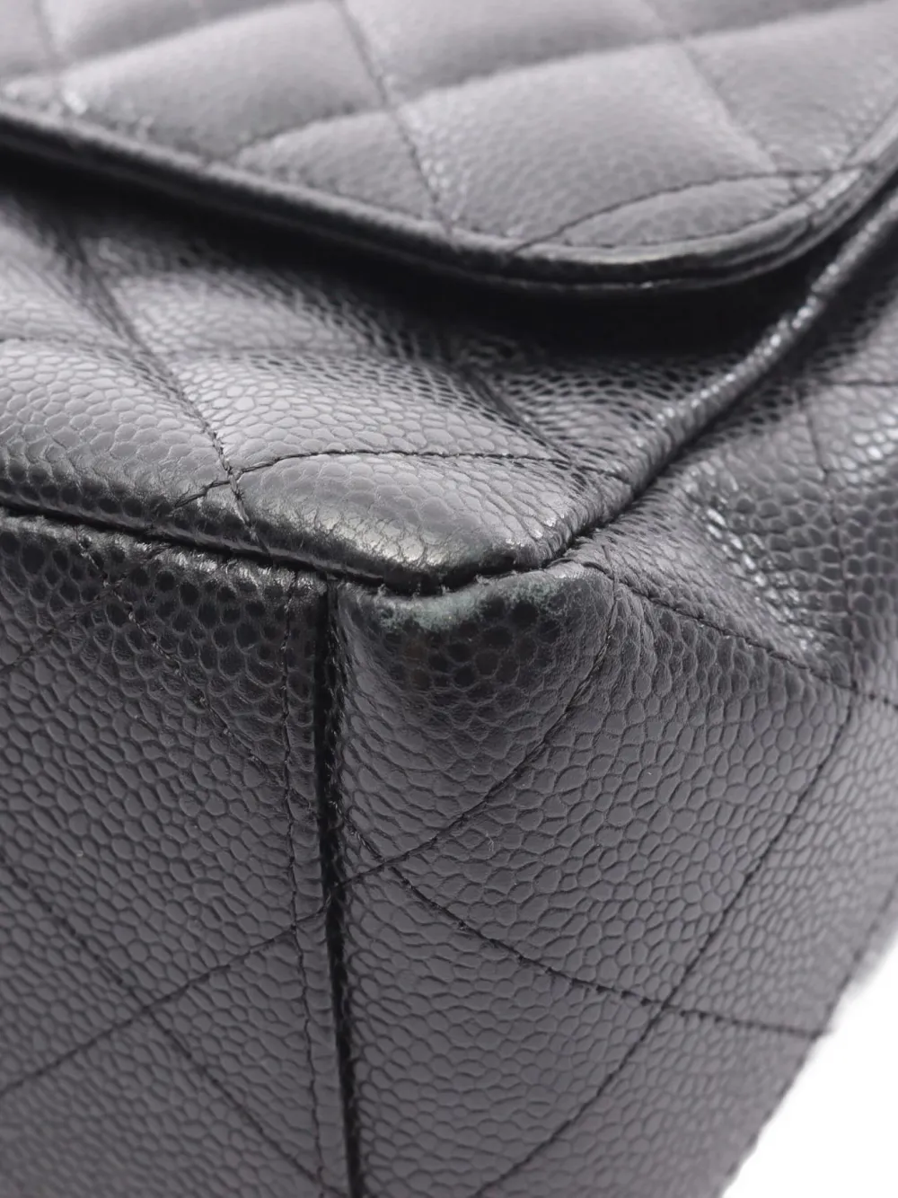 Pre-owned Chanel 2011 Classic 34 Chain Shoulder Bag In Black