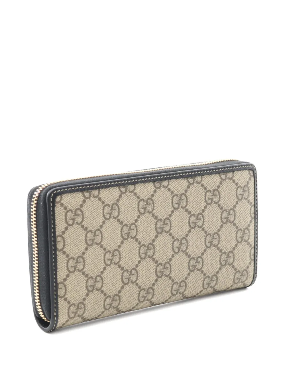 Pre-owned Gucci 2020's Gg-pattern Wallet In Neutral