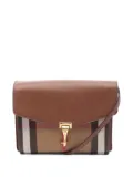 Burberry Pre-Owned 2010s Nova check-pattern leather cross body bag - Brown