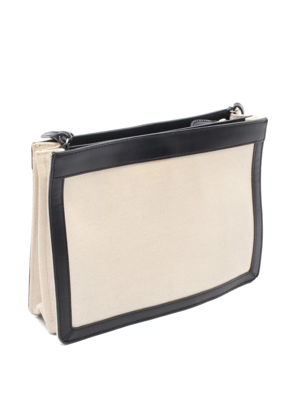 Balenciaga Pre-Owned 2000s leather-trimmed shoulder bag | Image 2